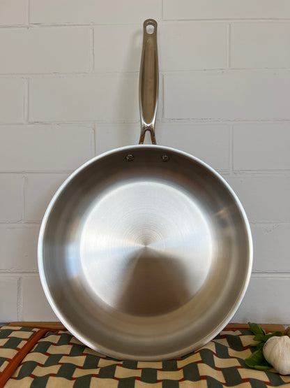 Large Fully Clad Stainless Steel Frypan Skillet (30cm / 12 Inch)